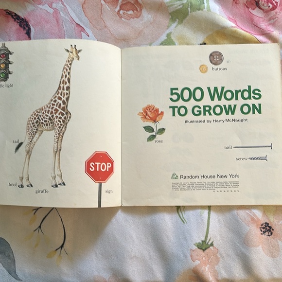 Vintage 500 Words to Grow On Book - Picture 4 of 7